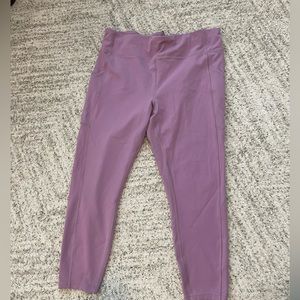 LULULEMON Invigorate High Rise size 16 leggings purple 25”